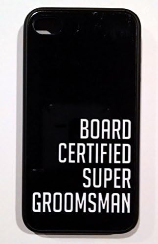 Board Certified Super Groomsman wedding iphone case 4 & 4s