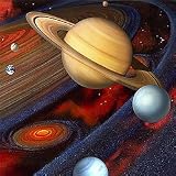 Space Galaxy - Large 48 x 72 inch Solar System Wall Accent Mural