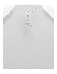 Celtic CZ Pendant Necklace In 92.5 Sterling Silver