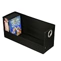 Richards Homewares Black Polyester Eyelet DVD Tray