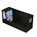 Richards Homewares Black Polyester Eyelet DVD Tray