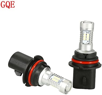 GQE 9007 HB5 21W 2835 Led Lamp Bulb Auto DRL Fog Driving Turn Backup Reverse Light 12V(White,Pack of 2)