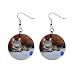 Tabby Cat Earrings Limited Edition Art Jewelry