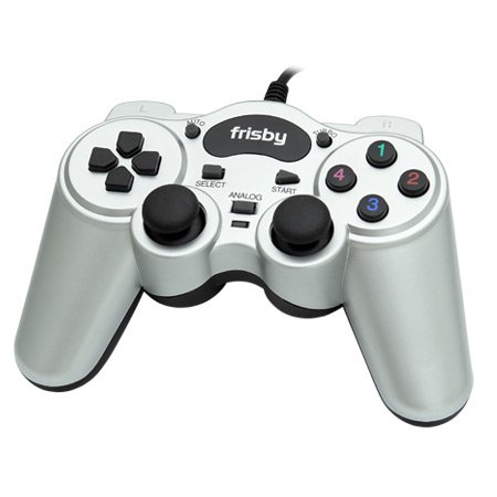 Frisby Dual Vibration PC Computer Laptop USB 2.0 Game Pad Controller