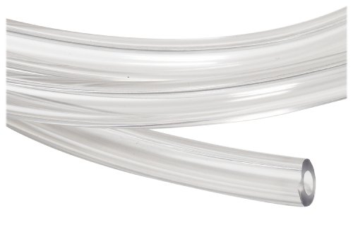 Clear PVC General Purpose Tubing, 1/4 ID x 3/8 OD x 1/16 Wall 10'L