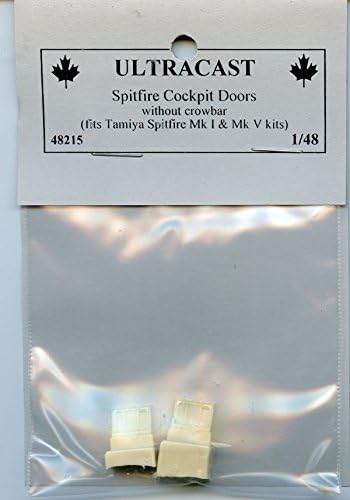 Ultracast 1:48 Spitfire Cockpit Doors w/o Crowbar (For Tamia Mk 1 &amp;Mk 5) #48215*