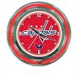 NHL Washington Capitals Neon Clock - 14 inch Diameter