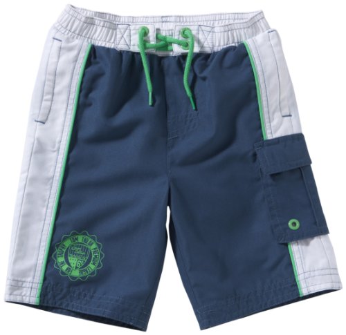 TOM TAILOR Jungen Badeshort 65101966282/beachshort colourblock, Gr. 128/134, Blau (6503) Preisvergleich