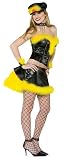 Birds of a Feather?Rock Together! Leather and Feathers Collide for a Totally Fun and Sexy Biker Chick Costume. Stockings not included.