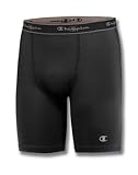 Champion Men's Double Dry Compression Short, L-Black