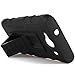 ZTE Blade L2 Plus Case, CoverON® [Trekker Series] Holster Belt Clip Hybrid Silicone + Hard Stand Phone Case For ZTE Blade L2 Plus - Black & Black