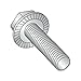 10-24 x 3/8" Serrated Hex Flange Screws/Unslotted / 18-8 Stainless Steel (Carton: 4,000 pcs)