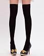 Women Girls BLACK Knee/Thigh High Socks Sockings 100% Cotton Brand NEW Great Quality