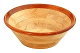 Mountain Woods 14 inch Cherry Rim Salad Bowl