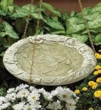 Whitehall Verdigris Rose Hanging Birdbath - 00758