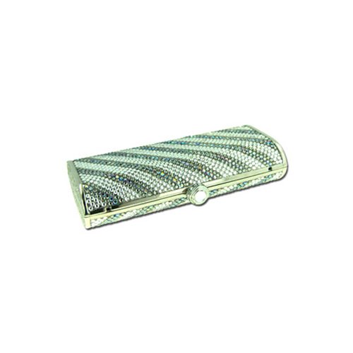 Click here to buy Disco Clutch with Grey & Amethyst Swarovski Crystals.