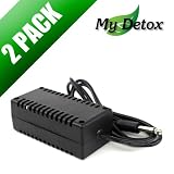 2 Pack of Stainless Steel Rectangle Detox Foot Bath Arrays