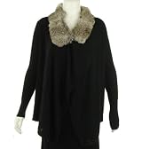 Karen Kane After Dark Fur Collar Sweater