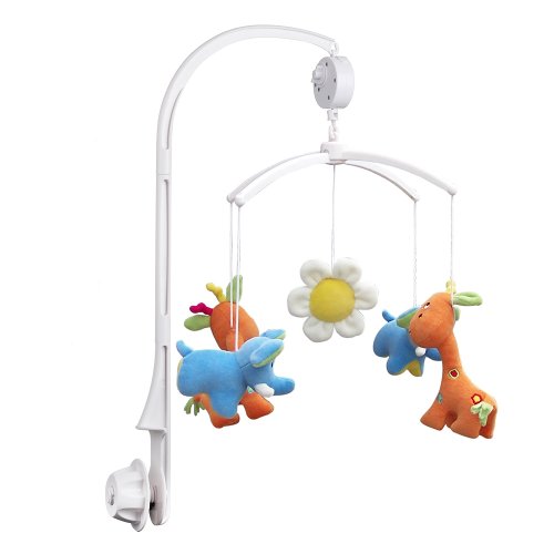VicTsing Baby Crib Mobile Bed Bell Holder Arm Bracket + Wind-up/Auto Music Box-Without Toys