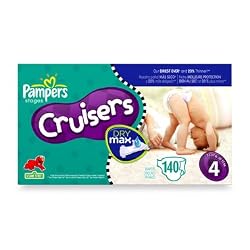 Pampers Cruisers, Size 4, 140-Count