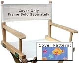 Director's Chair Seat Cover - Frame sold Separatel (Sea Bright)