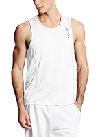 2XU Camiseta Tirantes Active Run (Blanco)