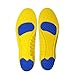 LEAGY Memory Foam Orthopedic Yellow Shoe Insole Massaging Gel Sport Replacement Insoles, Heel Inserts Arch Support Shoe Soles, Best Insoles (Yellow, 5.5-6.5 US Medium)