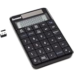 Sunreed 2in 1 USB Numeric Keypad with Calculater Wireless Receiver Numeric Keypad Tablet with USB Hub 29 Keys for Microsoft Mac Vista Win 7 8 Xp 2000 Tablet Laptop Numeric Mac Wireless Tab