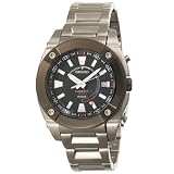 Seiko Men's SUN005 Kinetic GMT Silver-Tone Watch