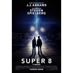 SUPER 8 Beidseitige Filmplakat REGULAR (RARE International Style) Poster (2011) (Elle Fanning , Amanda Michalka, Kyle Chandler) ORIGINAL-KINOplakat (69cm x 102cm)