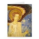 Angel on the West Wall (fresco) by - Greeting Card (Pack of 2) - 7x5 inch - Art247 - Standard Size - Pack Of 2