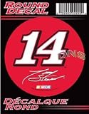 #14 TONY STEWART 3 INCH ROUND DECAL