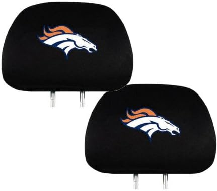 Official National Football League Fan Shop Authentic NFL Headrest Cover (Denver Broncos)