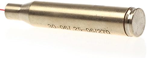 TabStore 3006 Cartridge Caliber Laser Bore Sight Boresighter Brass Construction, 632nm (.223 20X) 645nm Wavelength