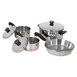 Ekco 1042262 Copper Clad 7-pc Cookware Set