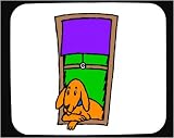 Decorated Mouse Pad with window image