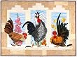 Maggie Walker Roosters Applique Quilt Set 3 Patterns