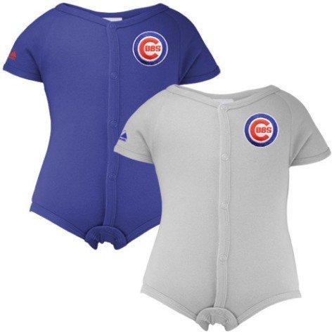 Infant Chicago Cubs 2 Piece Creeper Set - 24 M