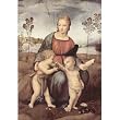 Raffael (Madonna and Stieglitz, Scene: Mary with Christ Child and John the Baptist) Art Poster Print - 11x17