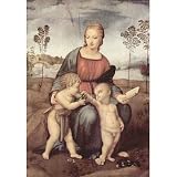 Raffael (Madonna and Stieglitz, Scene: Mary with Christ Child and John the Baptist) Art Poster Print - 11x17