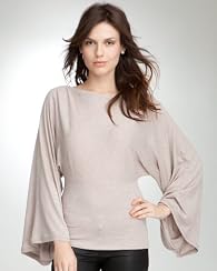 Rib Knit Kimono Sleeve Top