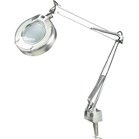 3-diopter magnifying lamp - black (5" lens)