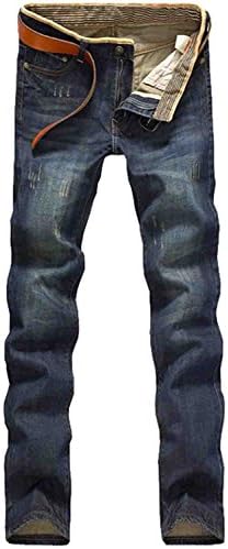 DONYAN Men's Fashion Casual Pants Casual jeans XZ101687 blue 30