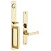 Baldwin 6931.LENT Dallas Left Hand Single Cylinder Mortise Handleset Trim Set, Oil Rubbed Bronze