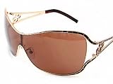 New Authentic Escada SES593 SES-593 300 Golden Brown Sunglasses