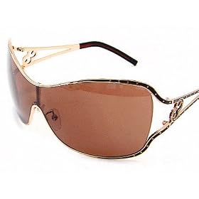 New Authentic Escada SES593 SES-593 300 Golden Brown Sunglasses
