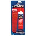 Craft Bond Ceramic & Glass Cement 3 oz carded ELG427