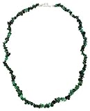 Emerald Chip Clasped Necklace