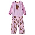 Girls' 2pc Scooby Doo Pajama Set - Pink