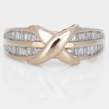 Ladies Baguette Diamond Ring in 14k Gold